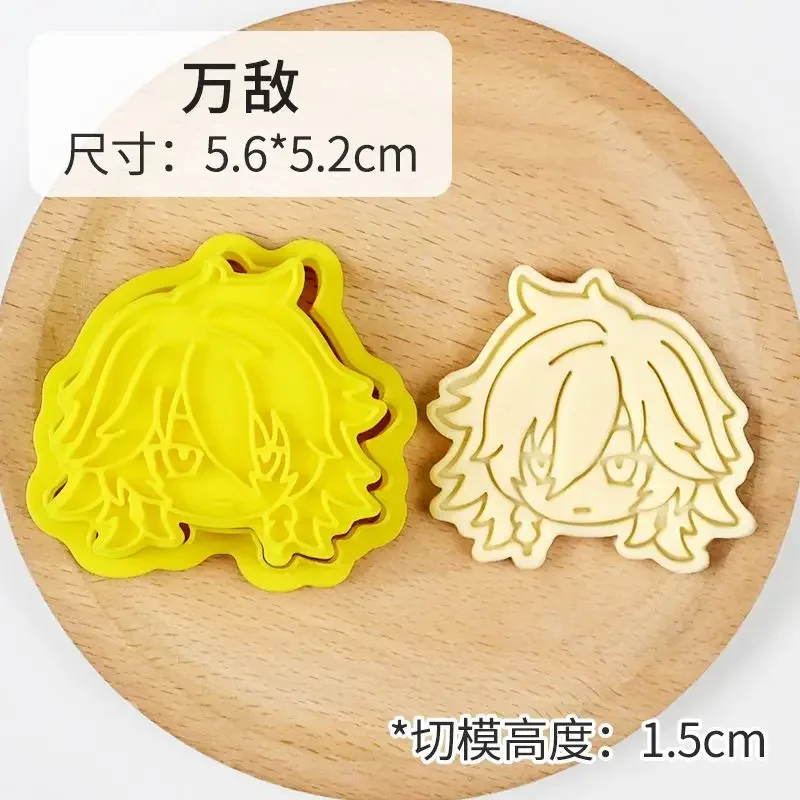 

Горячая Honkai: Star Rail Chrysos Heirs Phainon Anaxa Mydei, пластиковая форма для печенья, плунжер, форма для помадки, шоколада, инструмент для украшения торта