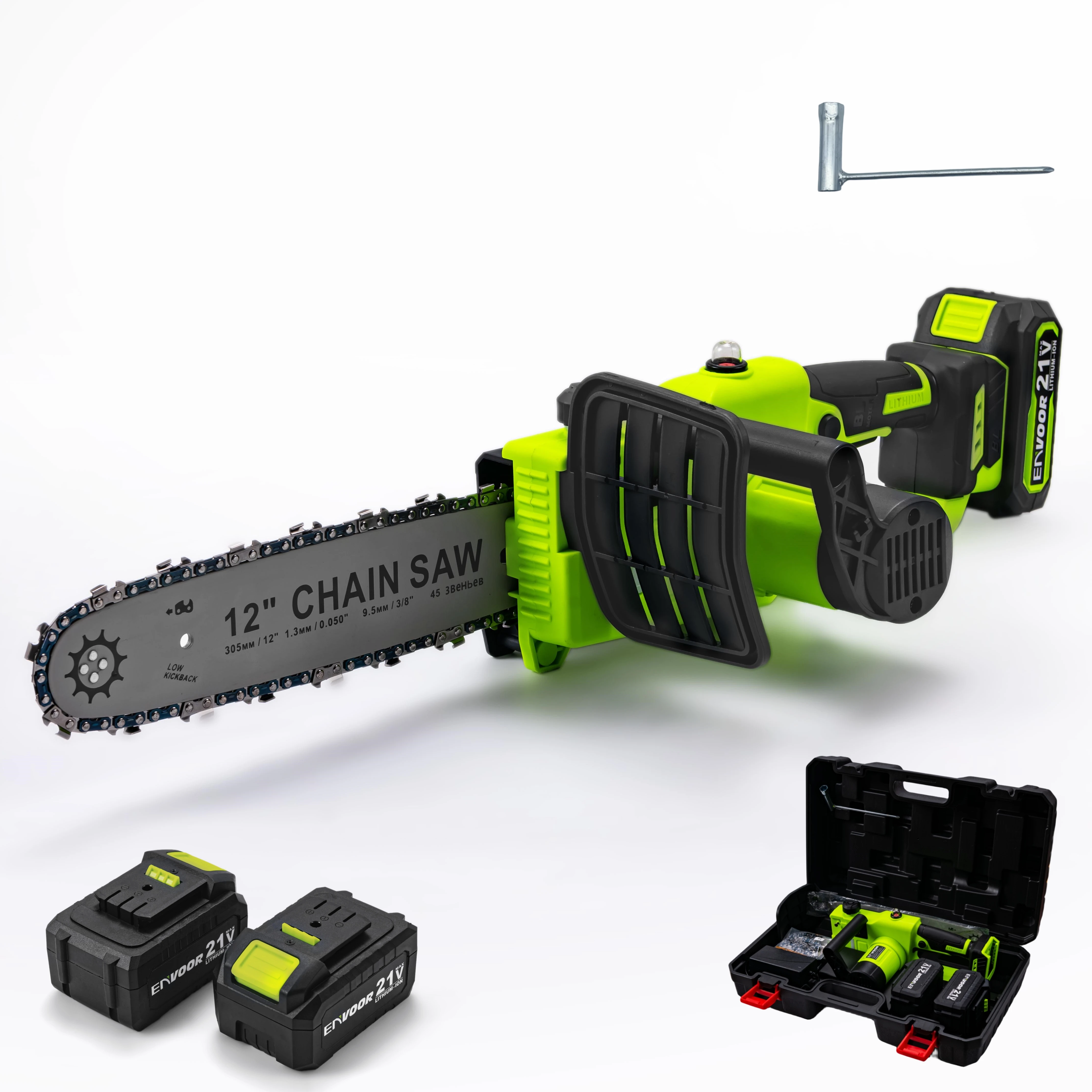 

Lithium Battery Powered Cordless Chainsaw Portable Electric Hand Pole Mini Chain Saw For Branches