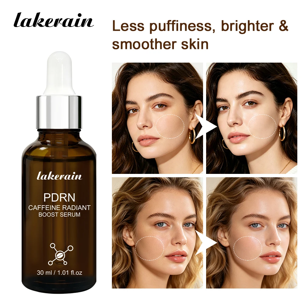 PDRN Caffeine Radiant Boost Serums Smooth Texture Moisturizing Lightweight Fast Absorbing Makeup Ready Facial Suits All Skin Typ