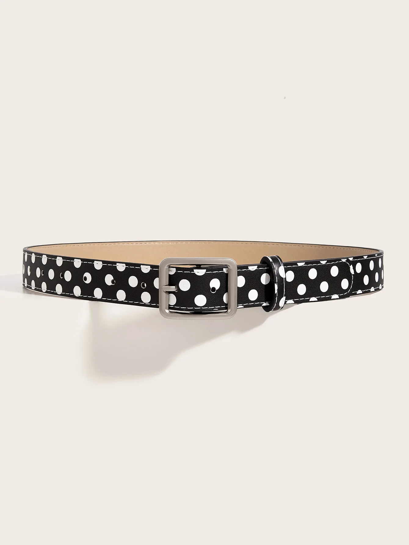 Trendige Vintage Polka Dot Damengürtel Y2K Mädchen Dornschließen-Gürtel Taillengürtel Jeansgürtel PU-Leder Taillenriemen Geschenk – Detail 22