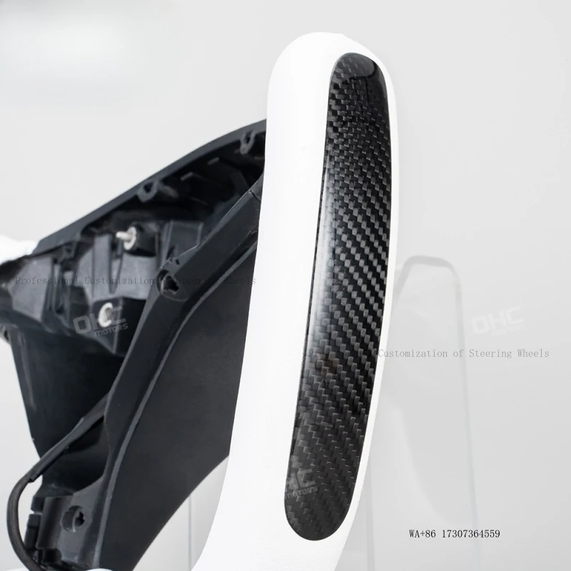 Suitable for Tesla Model X 2016-2020 full-leather heated Yoke steering wheel modification part
