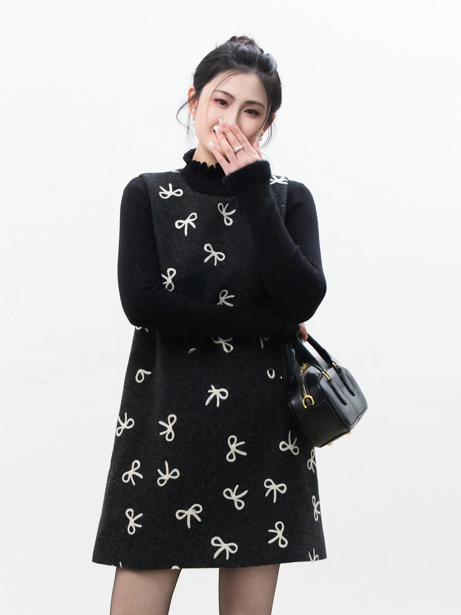 

Chelzy Floral Print Vest And Skirt Set Women's Spring Autumn Knot Base irt Two Piece Set Faionable Ele