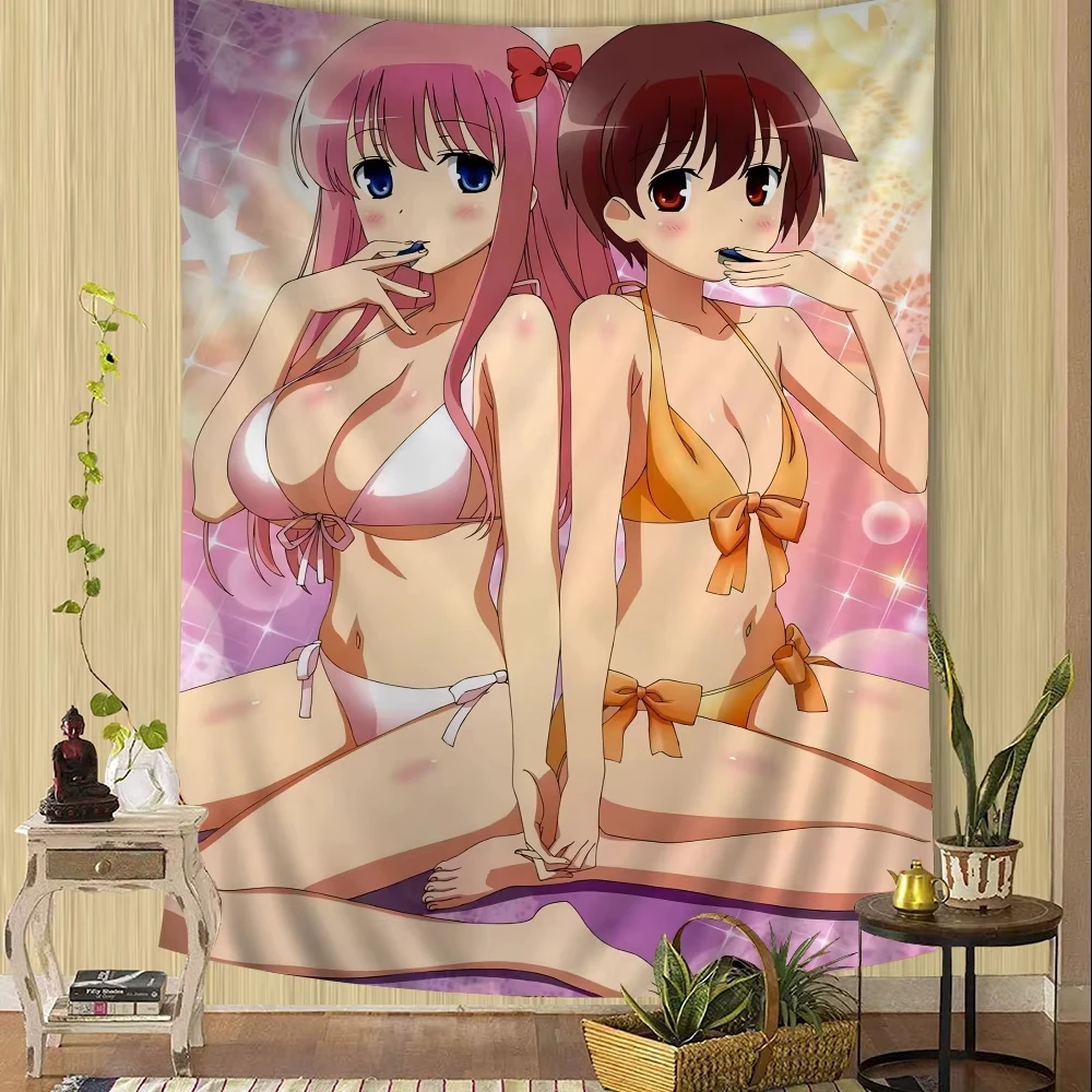 جديد سوبر سونيكو الهبي الجدار الشنق المفروشات غرفة المعيشة ديكور المنزل النوم Kawaii غرفة ديكور نسيج ديكور خلفية القماش #5