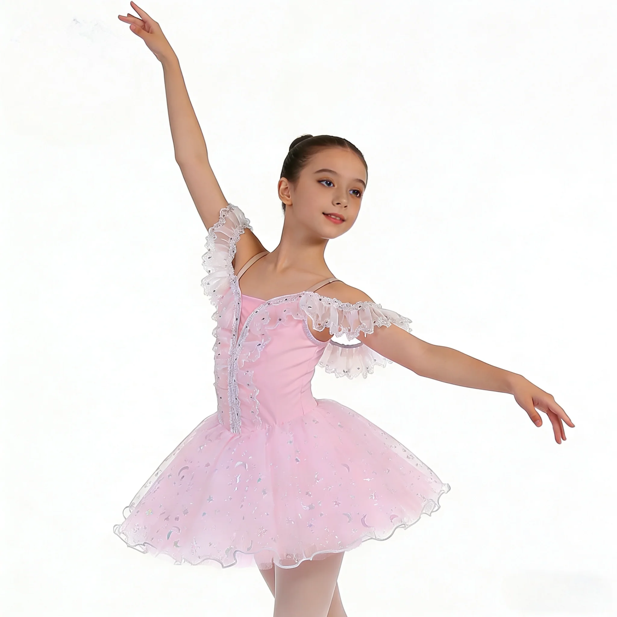 26 nuevos modelos de variaciones de tutus de gato de juguete color rosa en el mercado para adultos y niños, para presentaciones, competencias y baile.