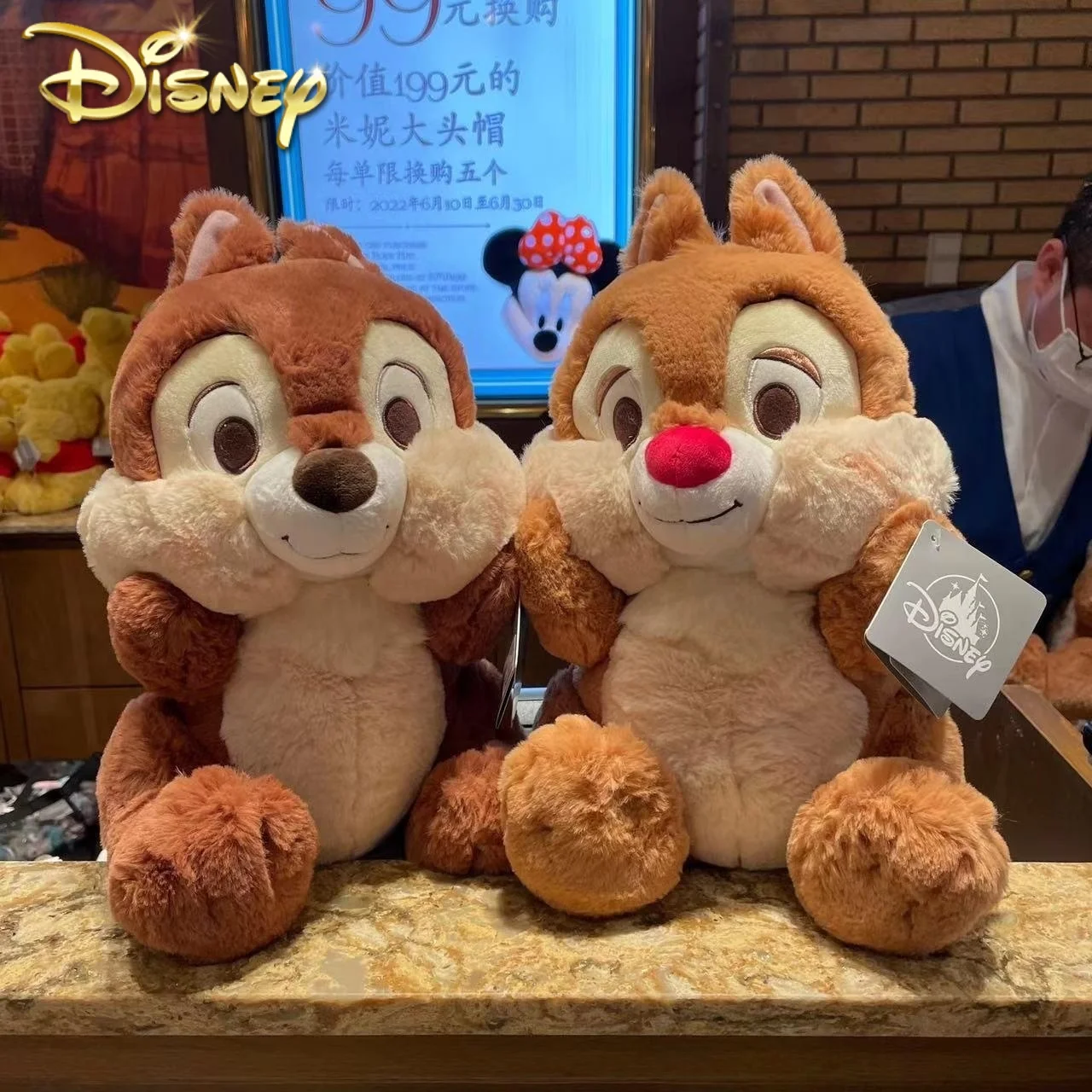 30/60cm Disney Chip n Dale peluche farcito Chipmunks Lovely Anime Plushies Soft Hug Pillow Sleeping regali di compleanno bambola