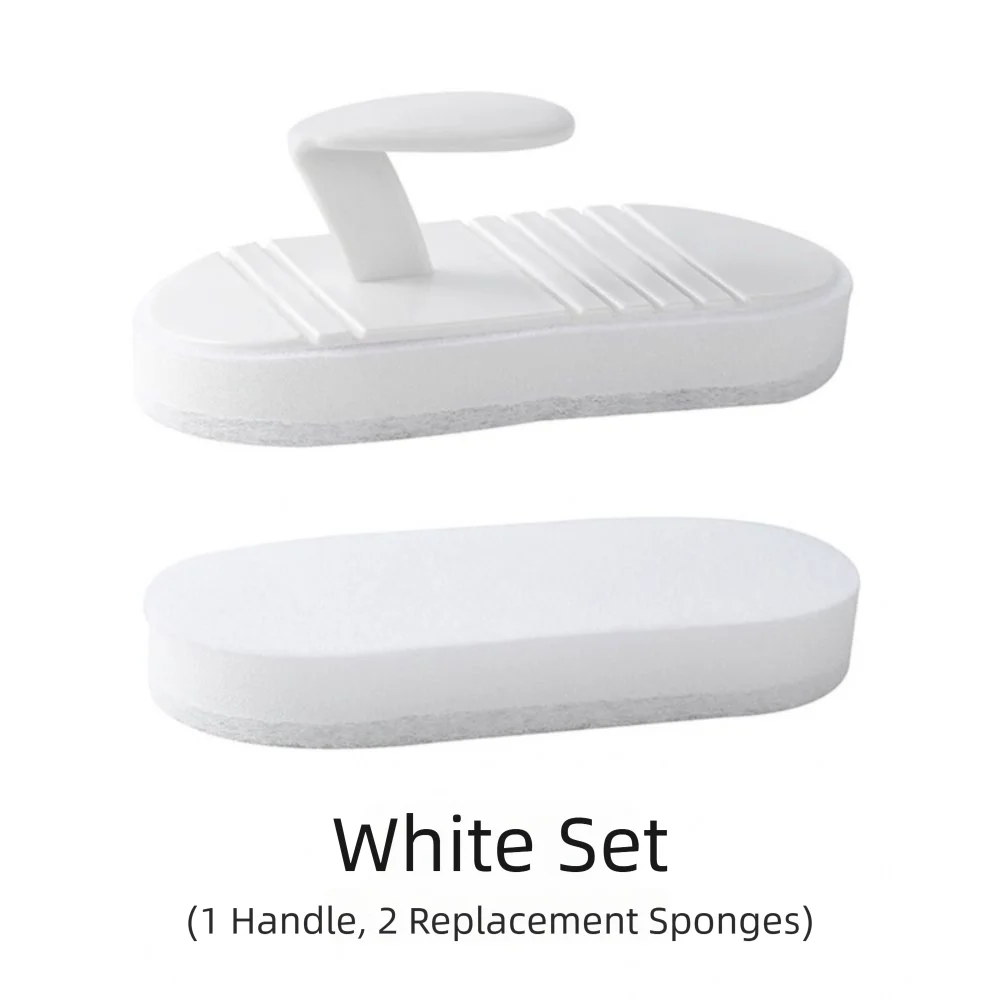 Flexible Handle Handheld Cleaning Brush Multi-purpose Bendable Sponge Bathroom Brush Stain Removal Ergonomic Design