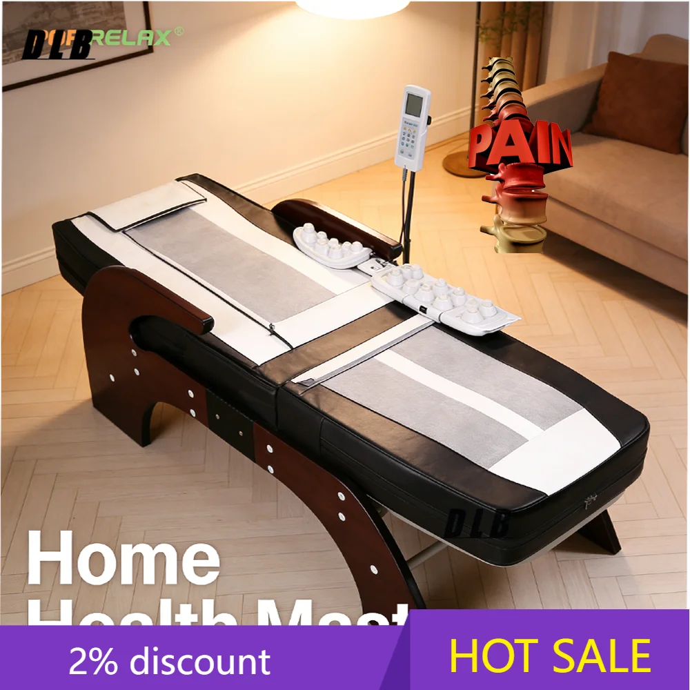 2026 forProfessional Spinal Traction Massage Bed Electric Infrared Heating Thermal Jade Roller for Home Health and Pain Relief