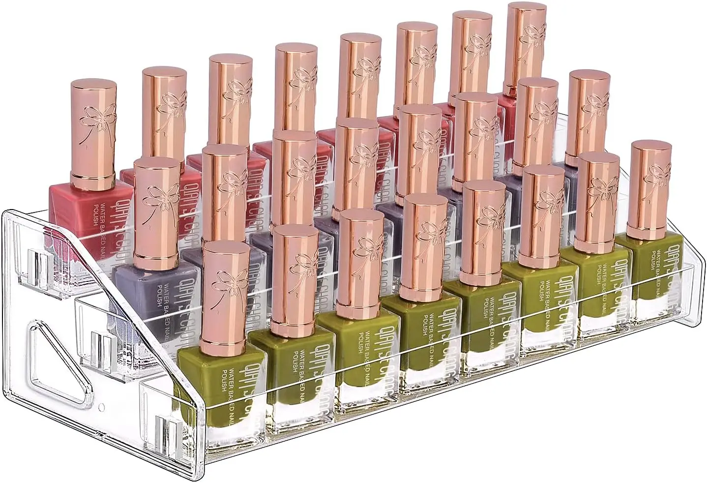 Nail Polish Organizer,3-7 Tier Acrylic Display Sunglasses Organizer Essential Oils Holder Makeup Organizer Sunglass Display Rack