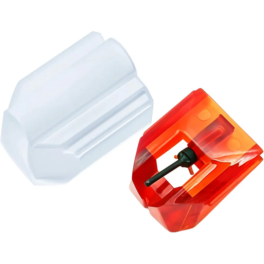 Elliptical Turntable Stylus AT-VMN95E Replacement For AT-XP5 AT-VM95 Series Cartridges Transparent Red Black Vinyl Record Needle