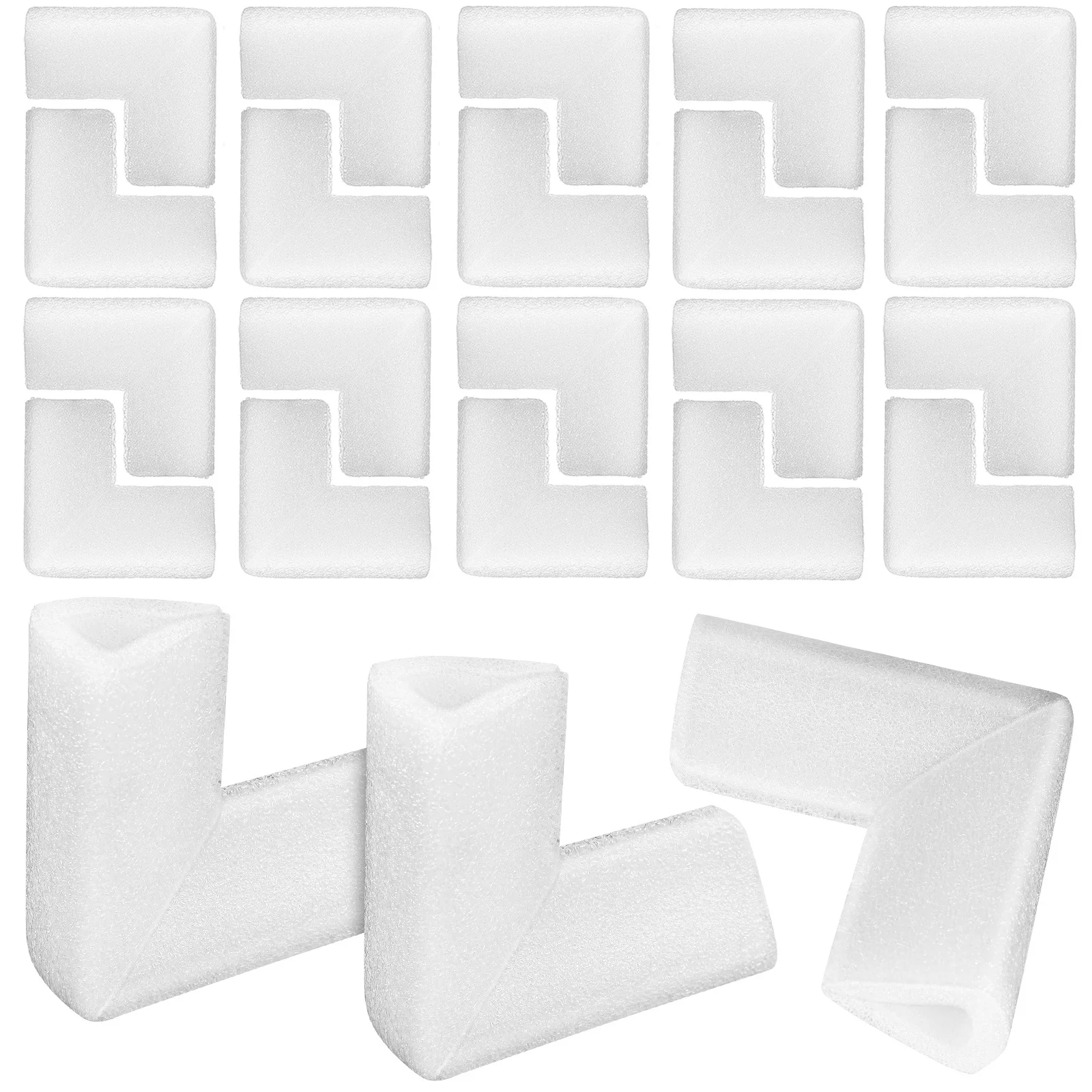 24 Stück Epe-Schaum-Eckenschutz, L-förmiges Design für Box, Möbel, Wandkunst, Antikollision, beweglicher Versandschutz