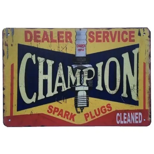 Tin Sign Dealer Service Bar Shed Garage Man Cave Plaque 30cm x 20cm --Tin Sign
