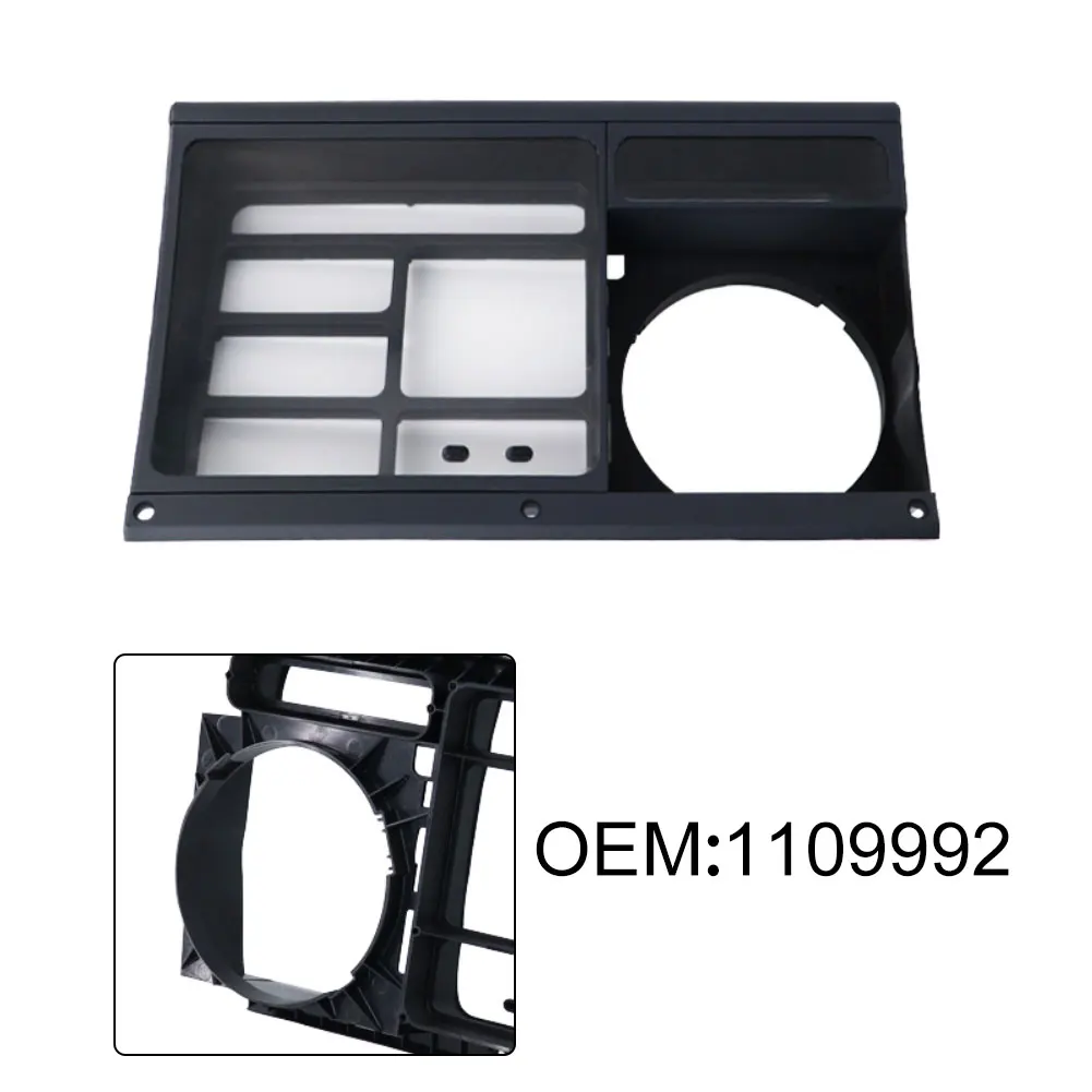 Gauge Housing Black Instrument Housing Quick Install Wear Resistant Non-deformation Single Piece Installation Without Damage