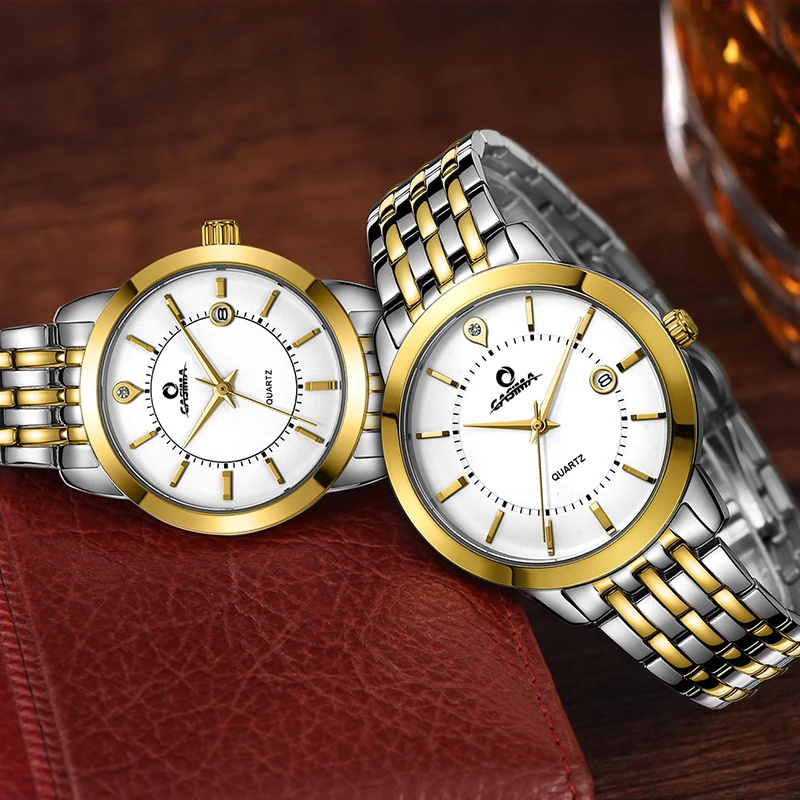 CASIMA Watches Wenrun Series Classic Quartz Movement Watch Model MT-9001 (Male)/MT-9002 (Female)-997