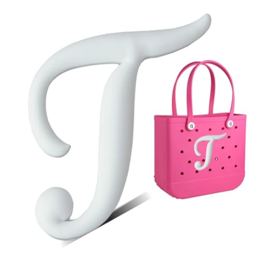 Decorative Alphabet Letter Charms for Bogg Bags