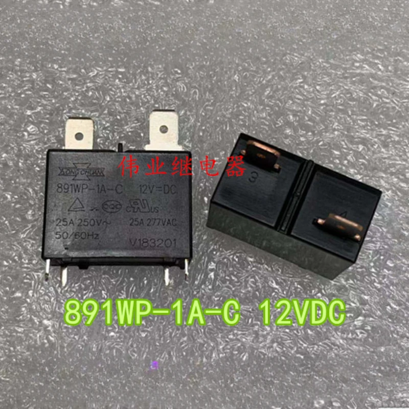 

（Brand-new）1pcs/lot 100% original genuine relay:891WP-1A-C 12VDC 25A High power relay for air conditioning water heater