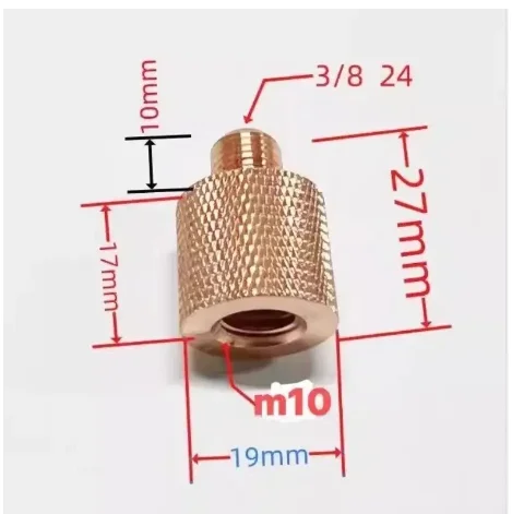 

Переходник с антенной M10 на 3/8 для JPC