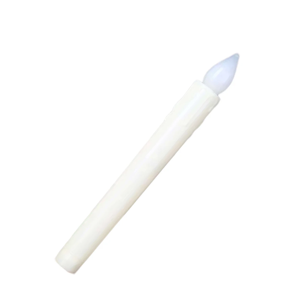 Luz electrónica Led con Control remoto, Material Abs sin llama, varilla larga alimentada para decoración del hogar, 5 uds.