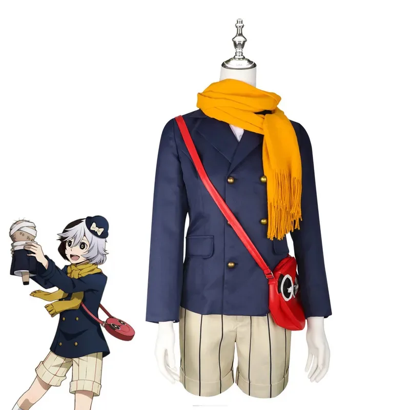 2025 yiyi Bungo Stray Dogs Yumeno Kyusaku dazai osamu Anime Cosplay trajes mochila bufanda sombrero peluca conjunto fiesta de halloween ani