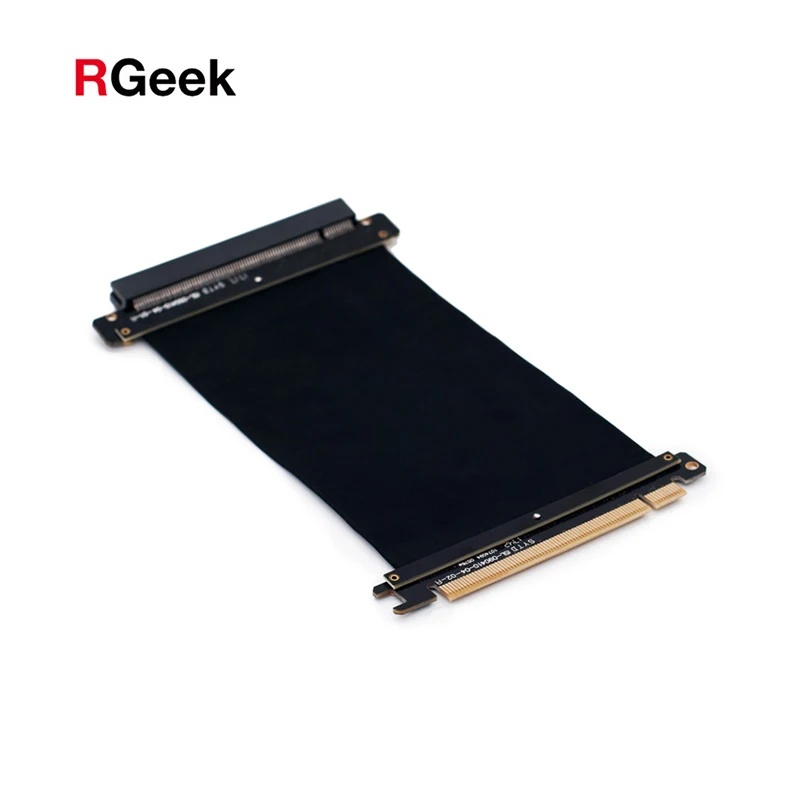 

2025 hot sale RGEEK PCI-E X16 3.0 Flexible Riser Cable Card Extension Port Adapter High Speed Riser Card 20cm