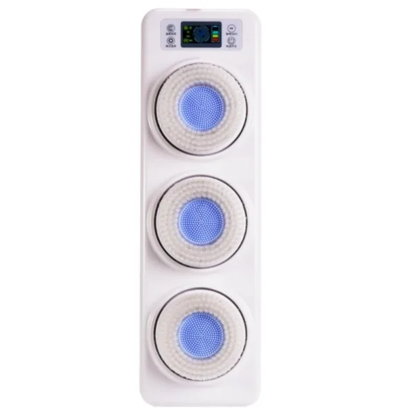 Wall Mount Automatic Back Cleaner - Electric Shower Brush with 3 Massage Rollers for Hygiene and Easy Bathing