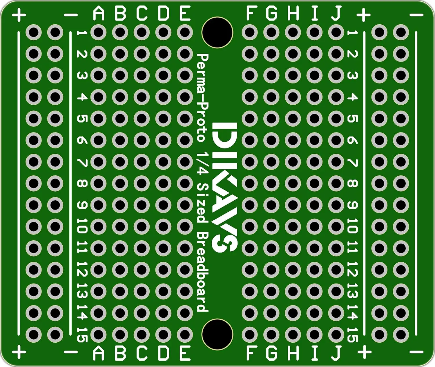 1/4 Sized Double Sided Prototype Pcb Prototype Board Solder-able Breadboard for Arduino (6 Pack, Multicolor)