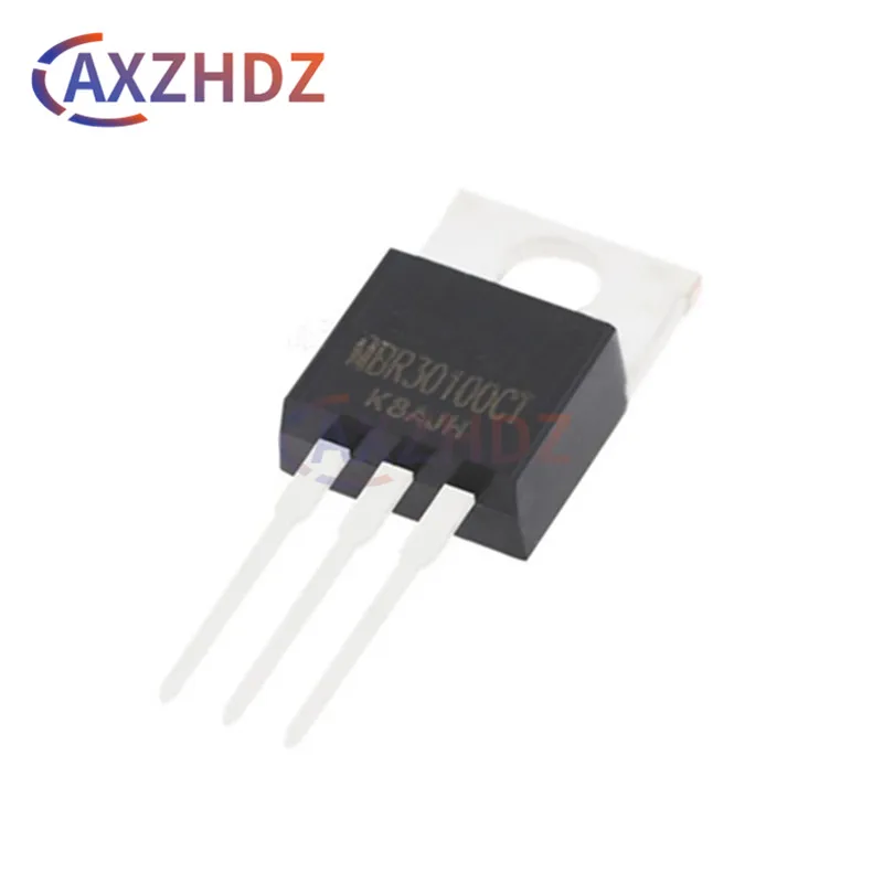 10PCS TO-220F MBR30150CT MBR30100CT 30A 100V 150V MBRF30100 MBRF30150 DIP Transistor Schottky Barrier Rectifiers