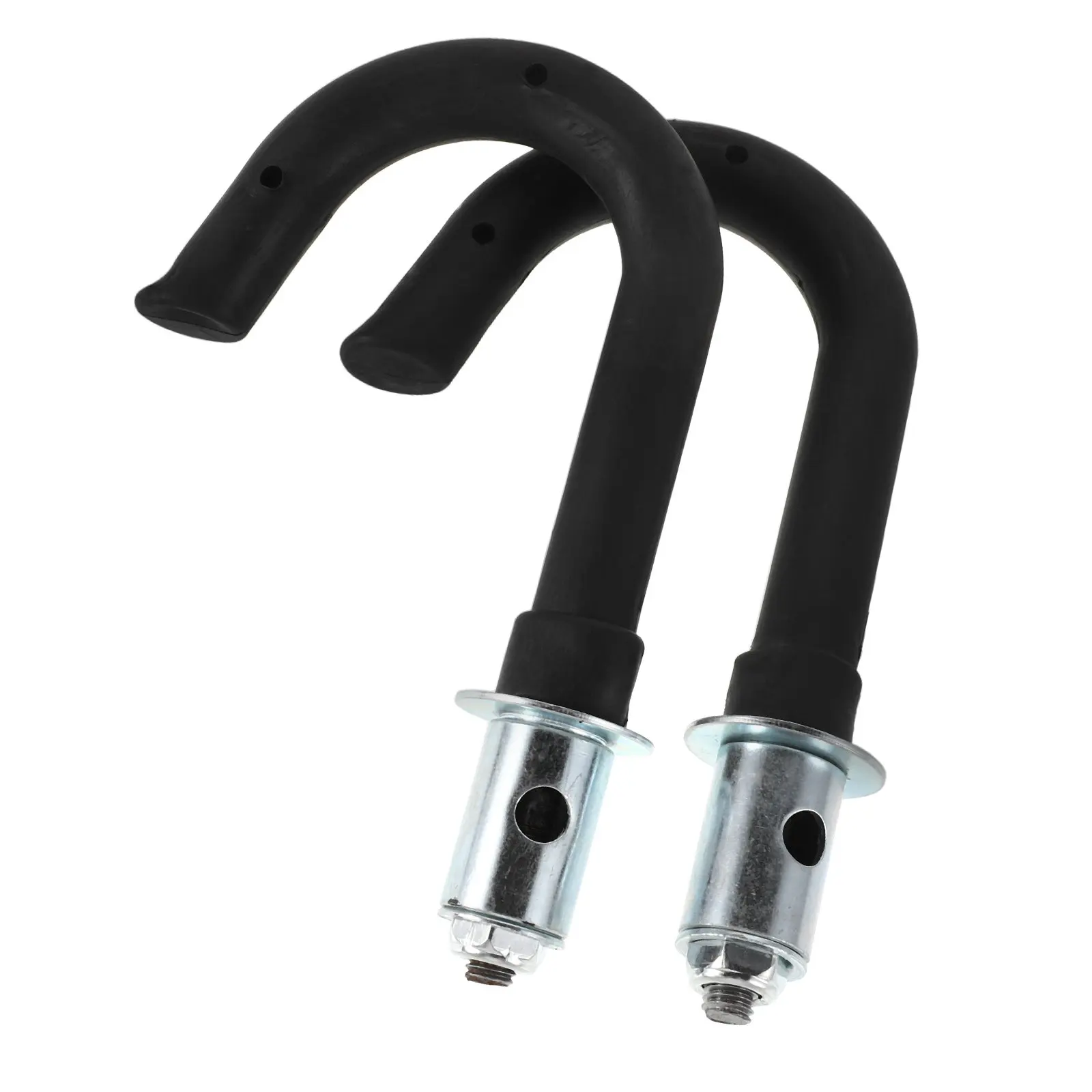 1Pair Telescoping Ladder Detachable Hooks Heavy Duty Extension Ladder Hook Garage Ceiling Outdoor Roof Use Garage Hanging Hooks