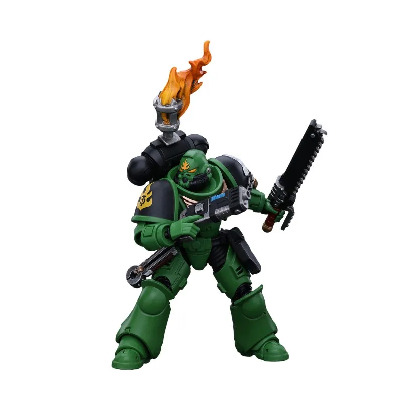 [Pre-Sale] JOYTOY Salamanders Intercessors Brother Haecule จ่าสิบเอก Tsek'gan 1/18 ตัวเลขการกระทํา Warhammer 40K อะนิเมะตุ๊กตาของเล่น J