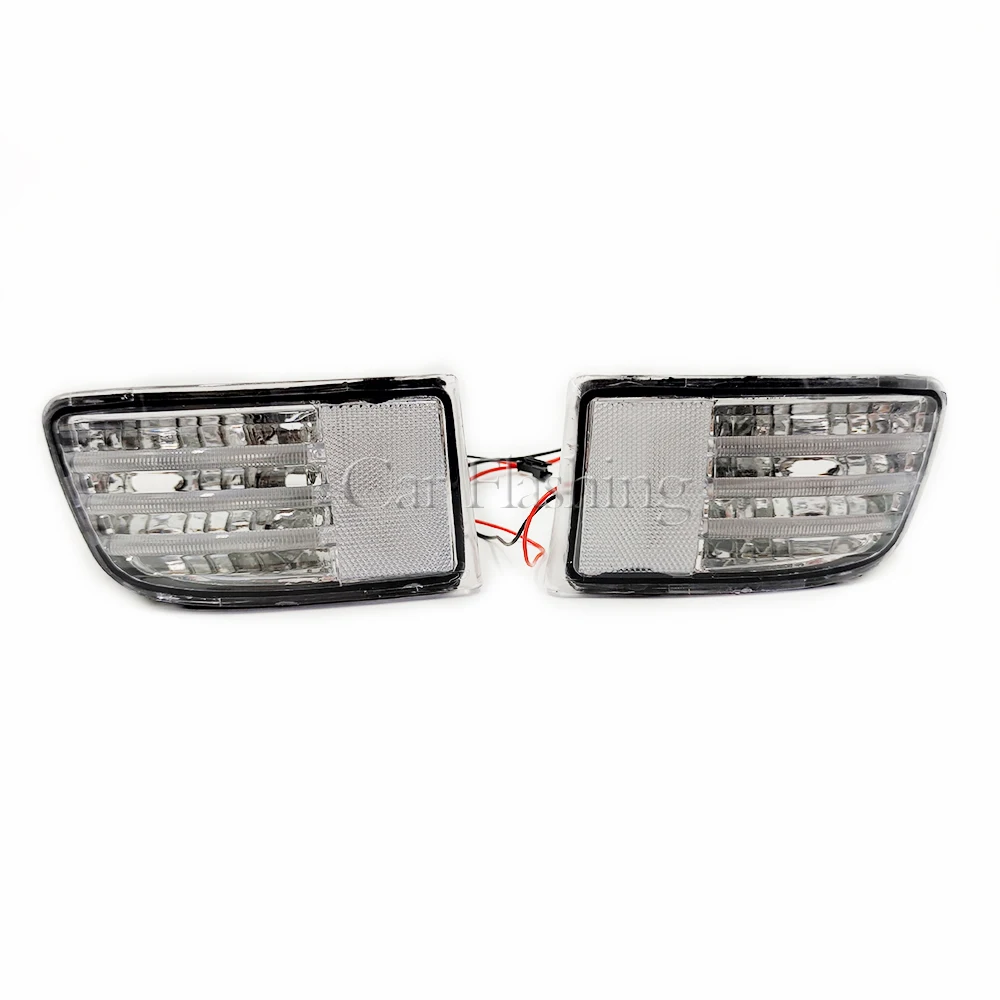 LED Rear Bumper Reflector Brake Light For Toyota Land Cruiser Prado GRJ120 TRJ120 FJ120 2002-2009 Fog Lamps Signal With Light