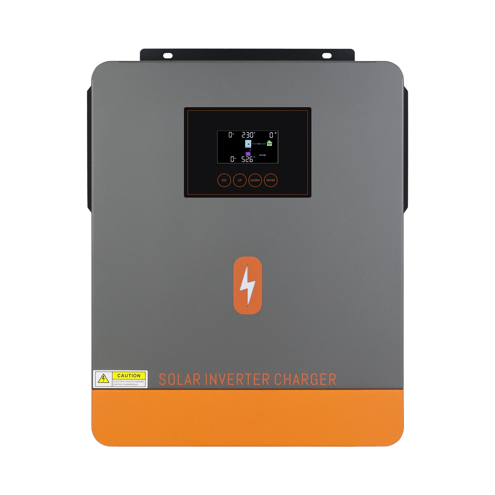 PowMr Off Grid On Grid 4.2KW 6.2KW Hybrid Solar Inverter 24V 48V 230V Double Load Output Solar Inverter