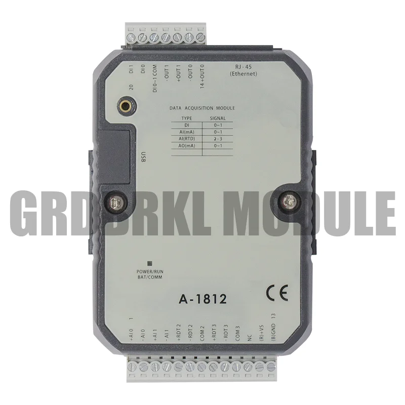 

New A-1812 2DI4AI2AO 0 / 4-20mA Input PT100 Direct Connection