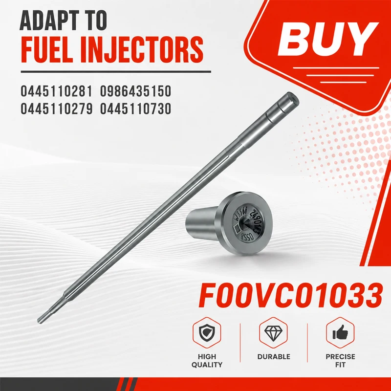 4PCS/ F00VC01033 :Diesel Injector Control Valve Assembly Is Compatible With (0445110279 0445110186 0445110092 0445110306) LF1742