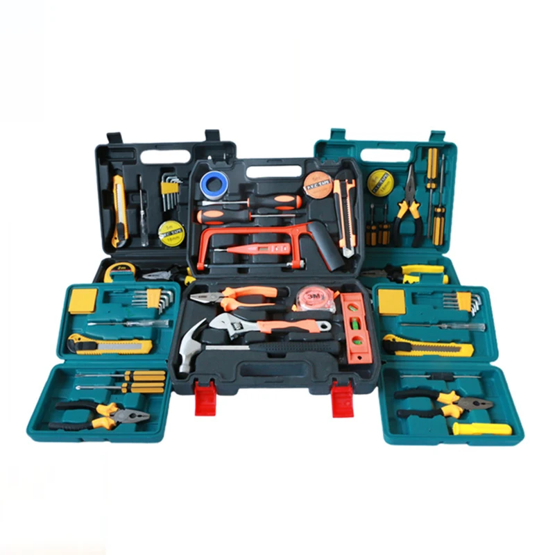 

Multi Functional Combination Toolbox for Household Hardware Tools Portable in Car Gift Tool Set Multipurpose Manual Repair Tools