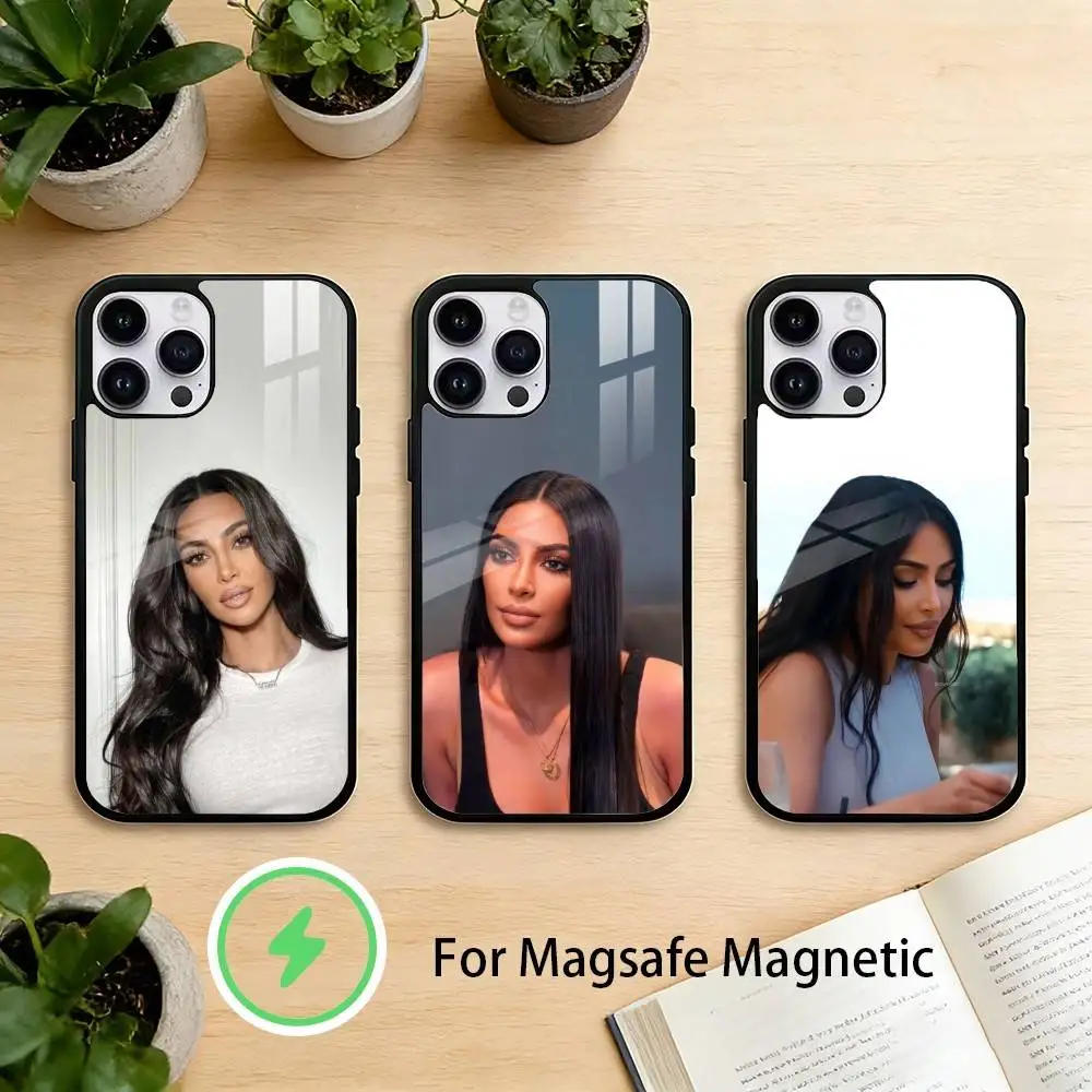 

K-Kim Kardashian M-Memes Phone Case For iPhone 17/16/15/14/13/12/Plus/Pro/Max for Magnetic Wireless Charging
