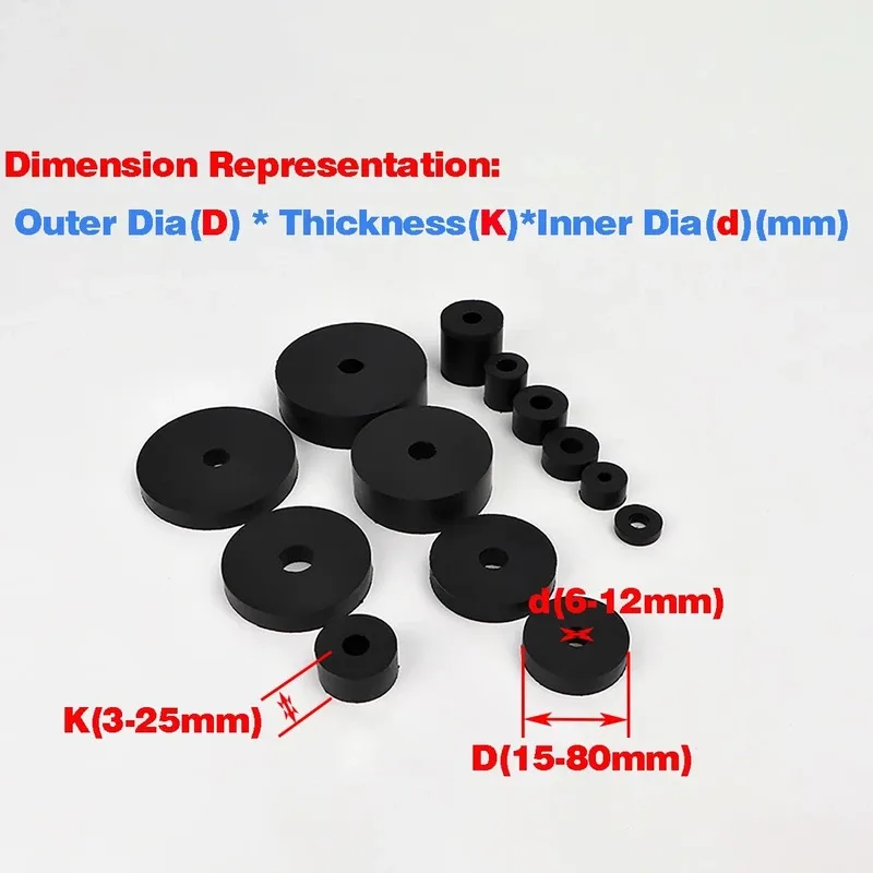 High Elasticity Rubber Pad for Stable Support and Equipment Lifespan Extension in Industrial Applications