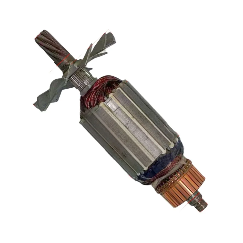 8 Tooth Replacement Copper Rotor For 240 Steel Machine 355 Cutting Motor 155mm Shaft 60mm For Metal Working Projects