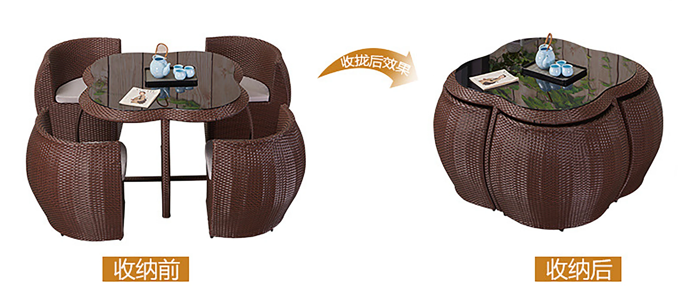 Рисунок 6 - Садовая мебель, плетеный набор из ротанга