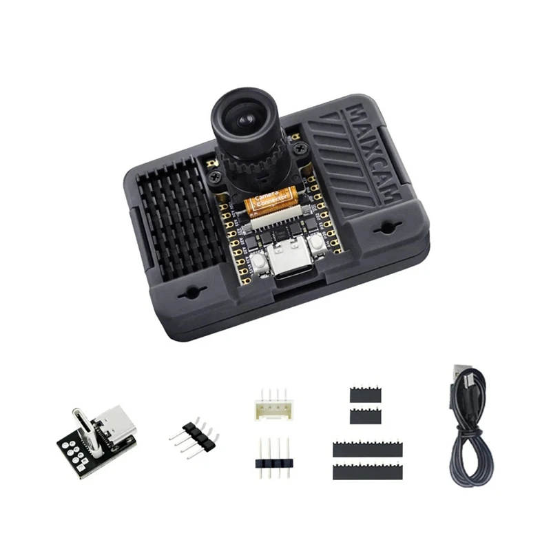 

HOT SALE Maixcam Development Board Kit NPU RISCV AI Visual Audio Serial Port WIFI6 SG2002 With 4MP Camera Support Python/C++