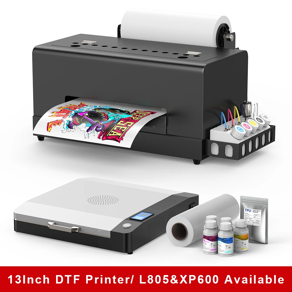 

Принтер A3 DTF Epson L805 XP600 Печатающая головка Прямой пленочный DTF-принтер для одежды Печатная машина для футболок 13-дюймовый принтер DTF