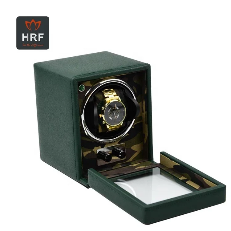 dropshipping china oem wholesale luxury stand automatic heritage double cub blake single watch winder