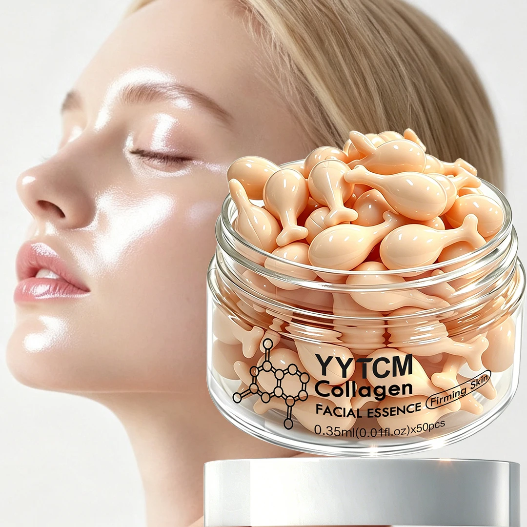 Collagen Capsule Essence, Moisturize Skin, Firming And Tighten Skin Capsule Serum, Deeply Nourishing Skin, Smooth Skin