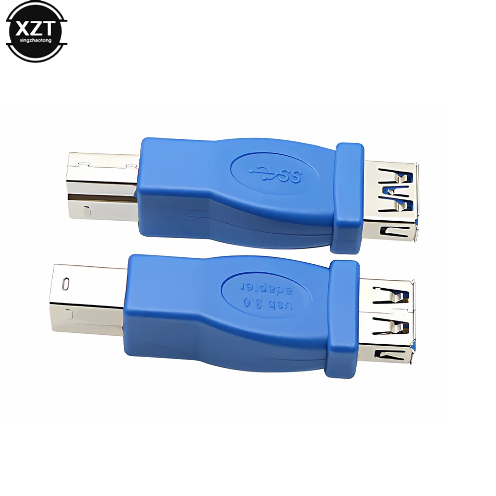 1PC High Quality USB 3.0 Type A Female to Type B Male Plug Connector Adapter USB3.0 Extender Converter Adaptor