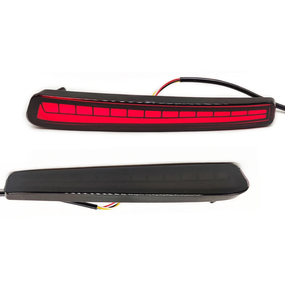 Réflecteur de brouillard de queue de pare-chocs arrière à LED, lentille noire, style crocs, adapté pour Toyota CorTrustLE, SE, XSE, L, SE, Nightshade, XLE 2020, 12V