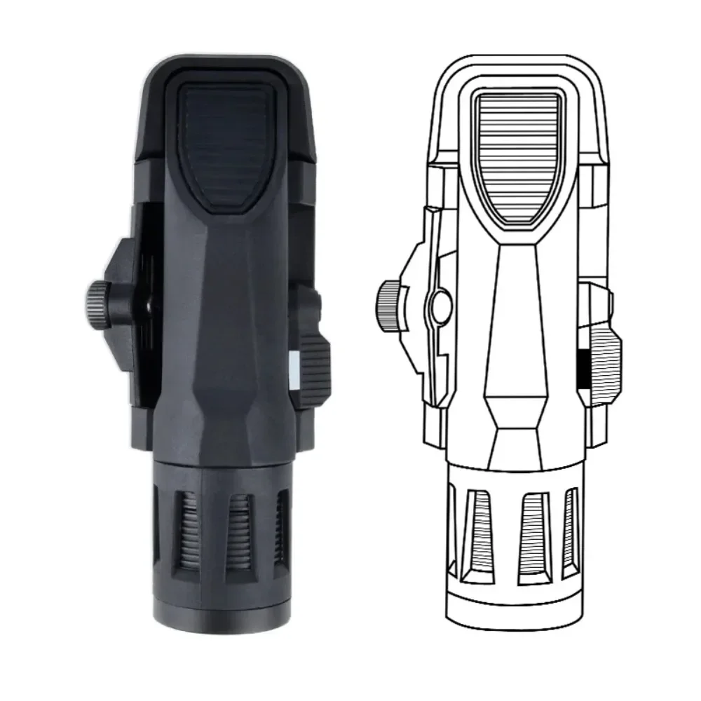 Tactical WML-G2 LED Flashlight Sight White Strobe Outdoor Hunting Gun Light for Pistol Handgun Rifle Fit 20mm Rail