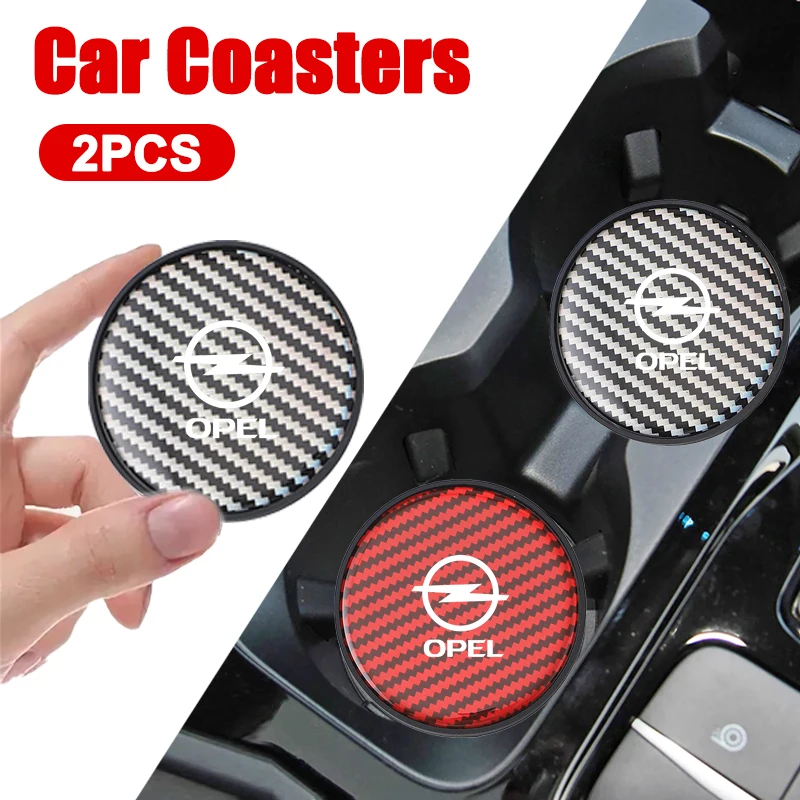 سيارة مسند للكوب الماء عدم الانزلاق كوستر المشروبات حصيرة لأوبل أسترا G H J K F كورسا D زافيرا B إنسيجنيا موكا ريجال اكسسوارات السيارات #3