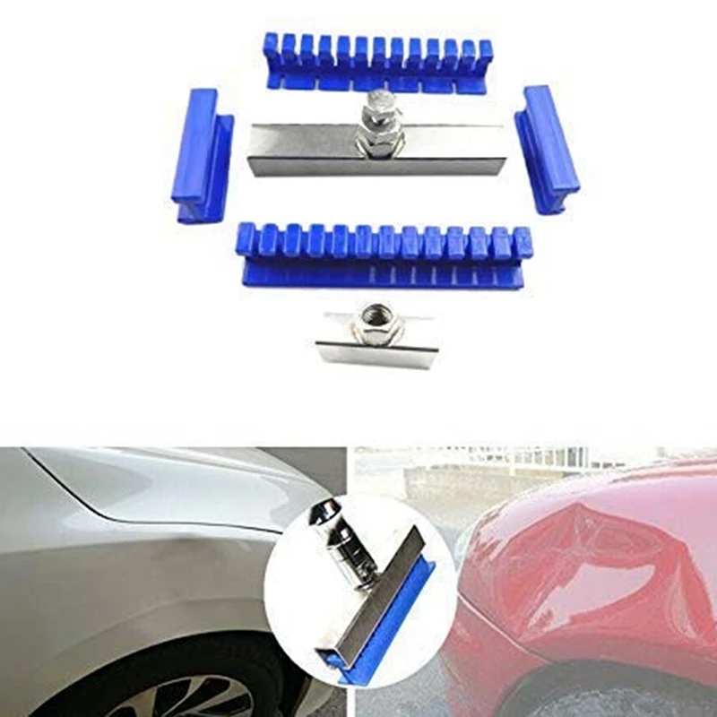 

6Pcs Adhesive Glue Tabs Tools Kit For Car Paintless Dent Repair Tool Auto Dent Repair Tools Long Dent Repair Tools