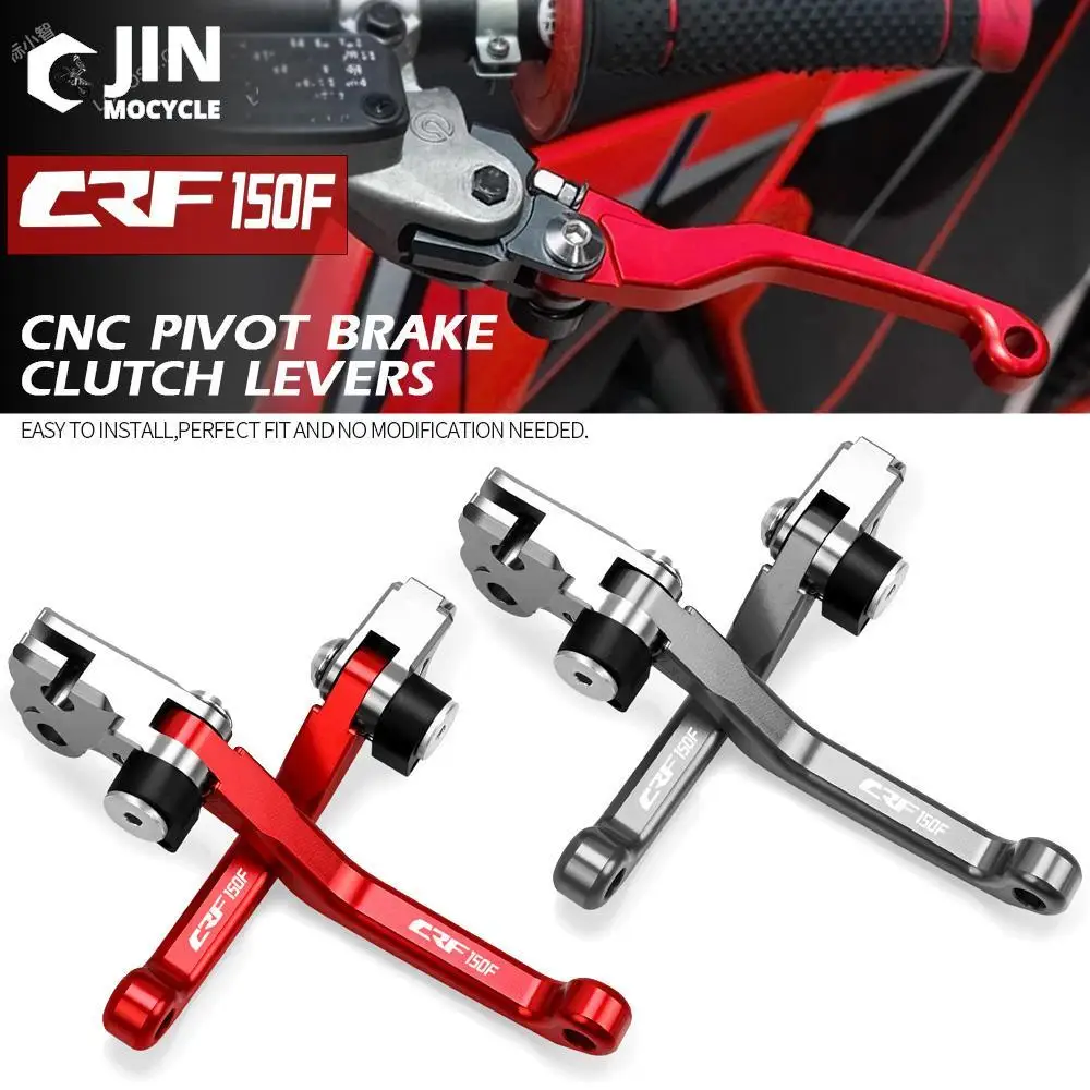 

Dirtbike For HONDA CRF150F 2003-2022 2021 2020 2019 Motorcoss Pit Dirt Bike Pivot Foldable Brake Clutch Levers With LOGO CRF150F