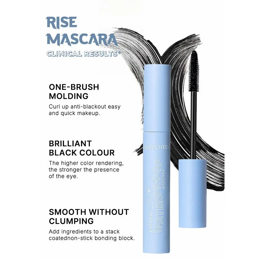 Wasserdichte Mascara Verlängerung Curling Wimpern Verlängerung 5d Mascara Faser nicht verschmiert Kosmetik dauerhafte Seide b8y6