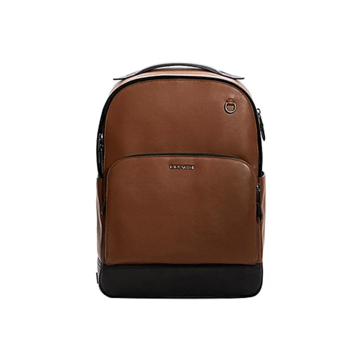 COACH Graham Cow Leather Backpack Large Men's Brown C2934-QBSD
