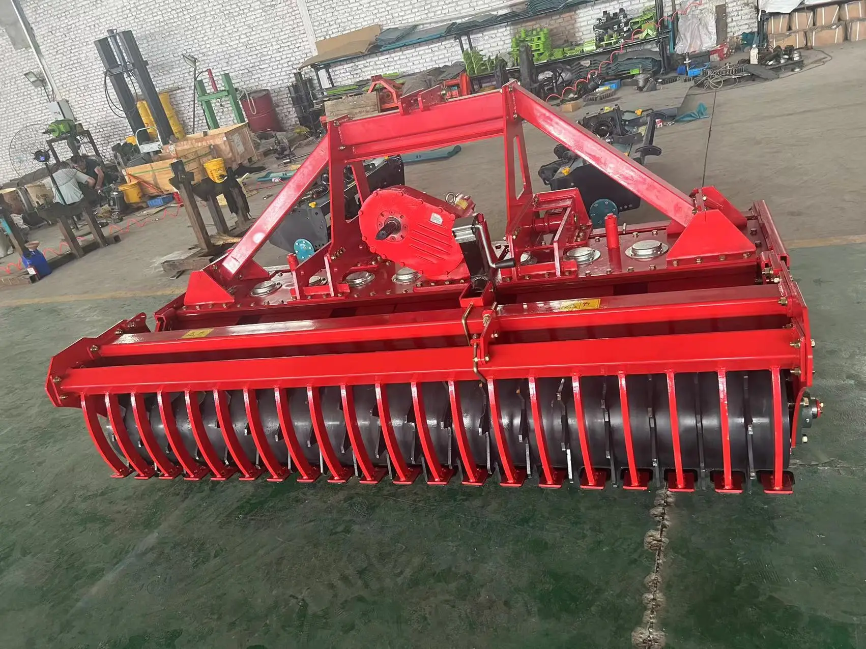 Direct Power Rake Machine Power Angetriebene Harrow Rake Soil Land Power-Aangedreven Rotary Harm Machine